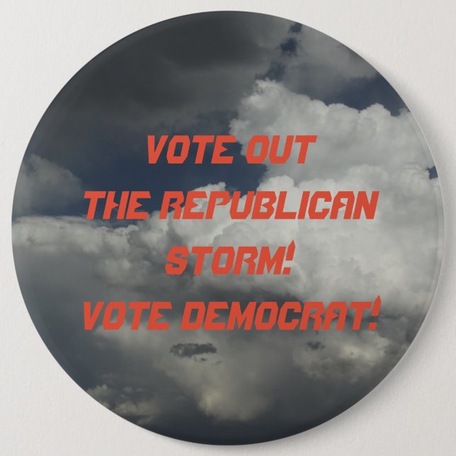 Botón Vote Demócrata (Anverso)