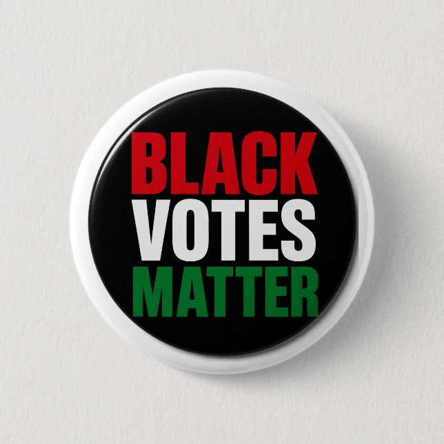 Botón Votos Negros Importan (Anverso)