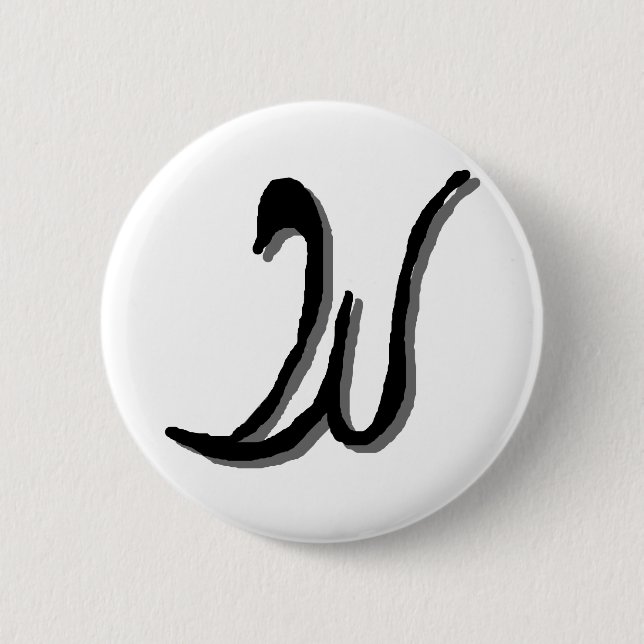 Botón W (negro) (Anverso)