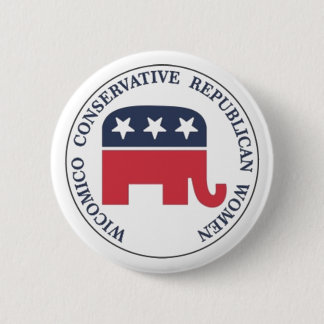 Botón Wicomico Conservador de Mujeres Republicanas