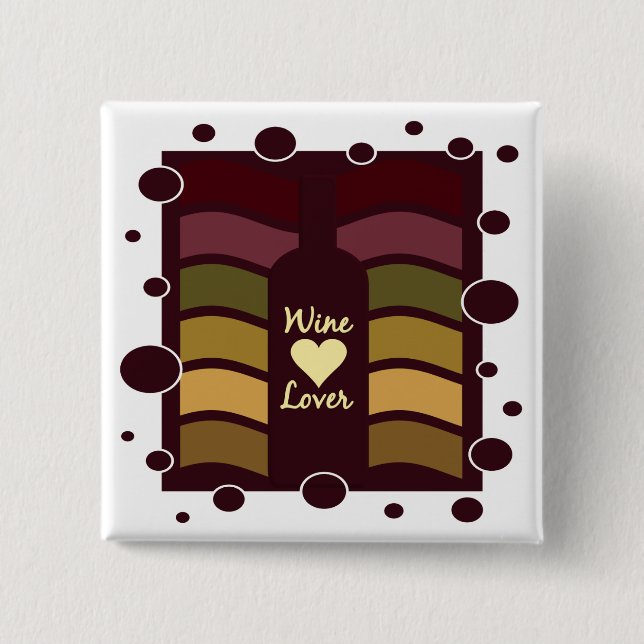 Botón Wine Lover (Anverso)