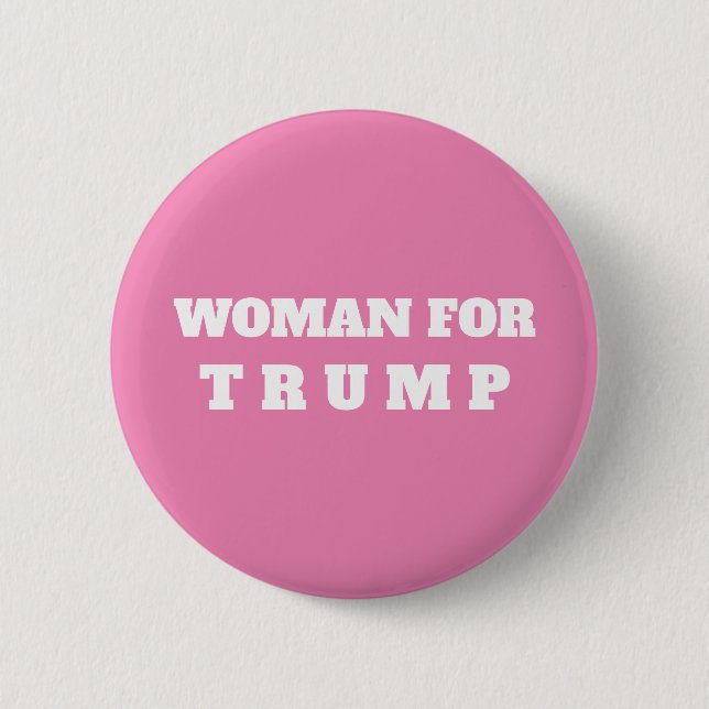 botón WOMAN FOR TRUMP 2024 (Anverso)