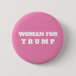 botón WOMAN FOR TRUMP 2024