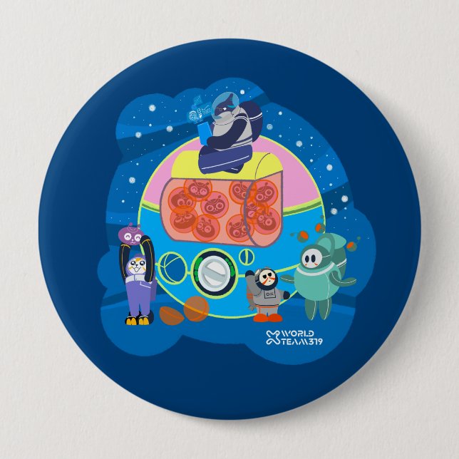 Botón X World Team 319-20250228 (Anverso)