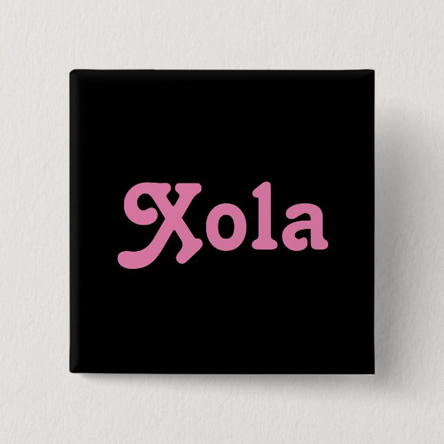 Botón Xola (Anverso)