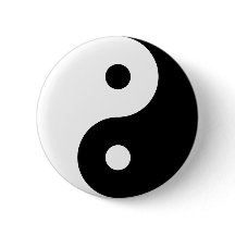 botón Yin-Yang Pin