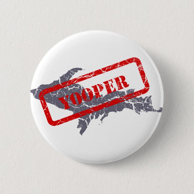 Botón Yooper UP Michigan (Anverso)