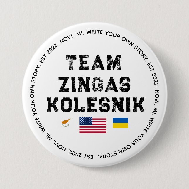 botón Zingas Kolesnik (Anverso)