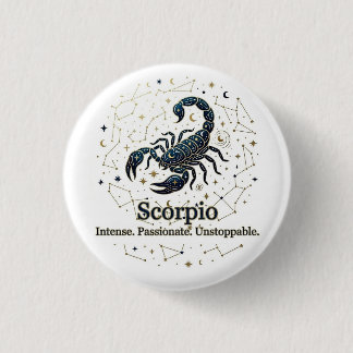 Botón Zodiaco Escorpio - signo zodiacal escorpio