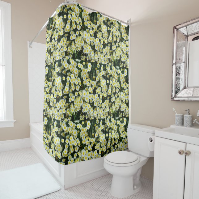 Botones Daisy Dainy Flower, Cortina Ducha (In situ)