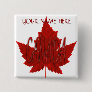 Botones de recuerdo de Canadá Personalizados Botón