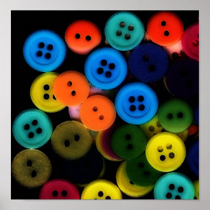 ¡BOTONES! Impresión caprichosa del arte