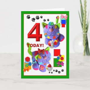 BOTONES Y CUBIERTA EL CUARTO KITTENS. Tarjeta de c