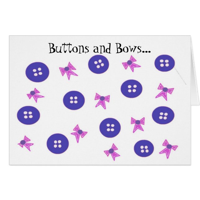 Botones y lazos azules y rosados (Anverso (Horizontal))
