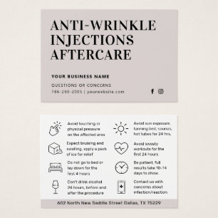 Botox Anti Wrinkle Inyecciones Lux Tarjeta de Aten