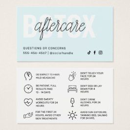 Botox Filler Inyección Después de la Instrucción