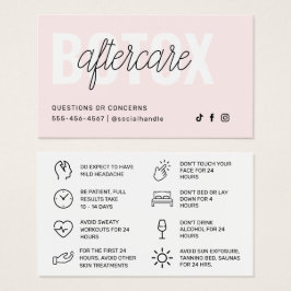 Botox Filler Inyección Después de la Instrucción