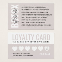 Botox Filler Inyección Después de la Instrucción