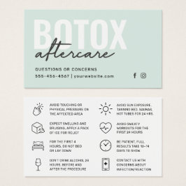 Botox Filler Inyección Después de la Instrucción