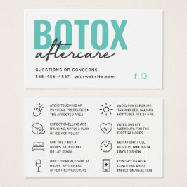 Botox Filler Inyección Después de la Instrucción