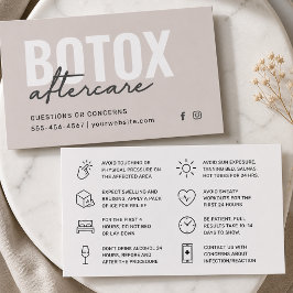 Botox Filler Inyección Después de la Instrucción