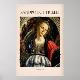 Botticelli Fortaleza 1470 Alegoría Virtud Arte