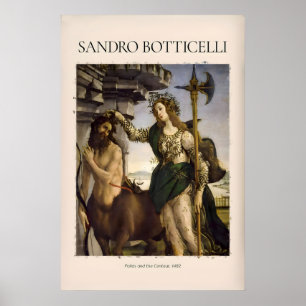 Botticelli Palas y el Centauro Minerva Arte