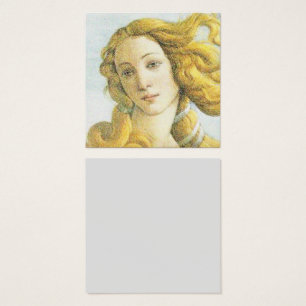 Botticelli Venus cara y pelo rubio