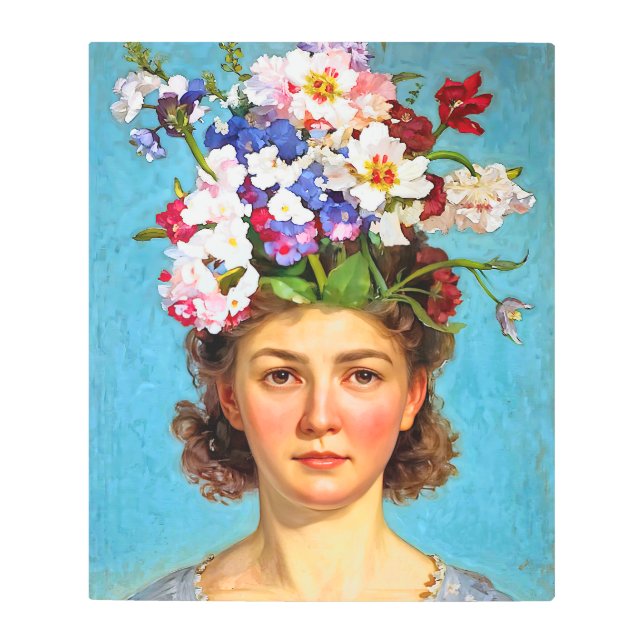 "Bouffant floreciente" Anna - Sociedad de Arte y F (Anverso)