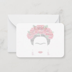 Bougie_Latina Nota Frida Tarjetas de Nota