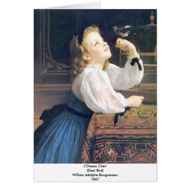Bouguereau - L'Oiseau Cheri (Frente)