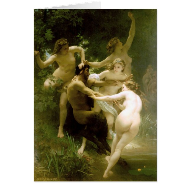 Bouguereau - Nymphes y Satyre (Frente)