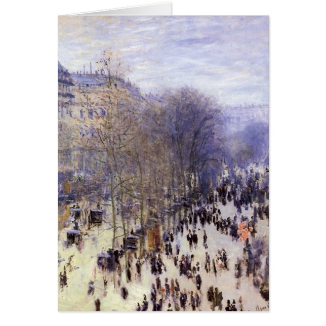 Boulevard des Capucines por Claude Monet, Bella Ar (Frente)
