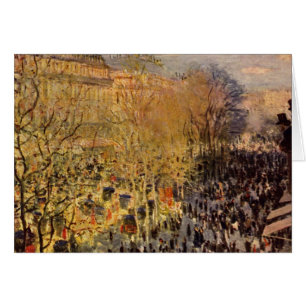 Boulevard des Capucines por Claude Monet, Bella Ar