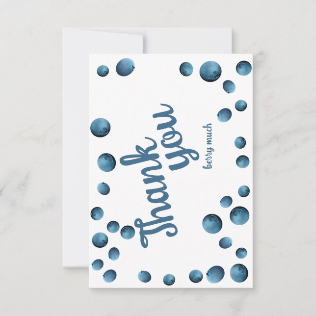 Bouncing Blueberry Gracias notas (Anverso)