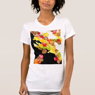 "Bouquet abstracto" de camisetas de mujeres