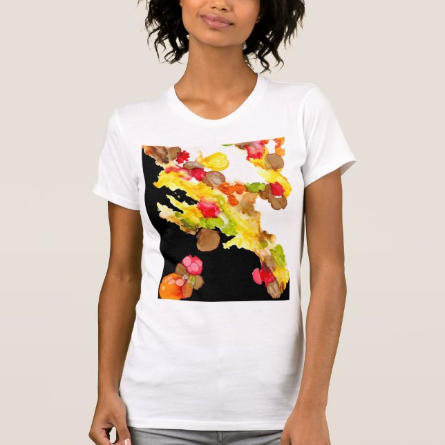 "Bouquet abstracto" de camisetas de mujeres (Anverso)