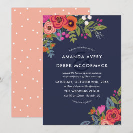 Bouquet bohemio - Invitación a la boda floral