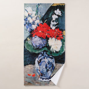 Bouquet con Pequeño Delft, Paul Cezanne
