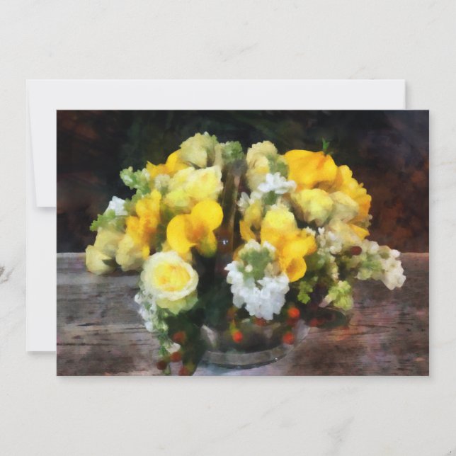 Bouquet con Rosas y Calla Lilies (Anverso)