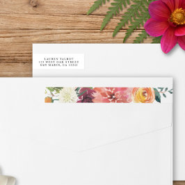 Bouquet de acuarela romántico | Dirección de retor