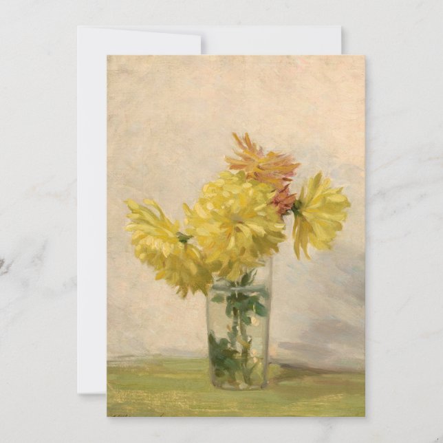 Bouquet de flores amarillas | Edward Herbert Barna (Anverso)