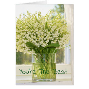 Bouquet de flores primaverales lirios del valle