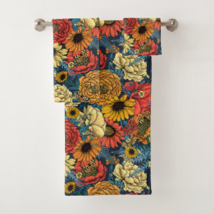 Bouquet de flores - rosas, peonías, daisies y fe