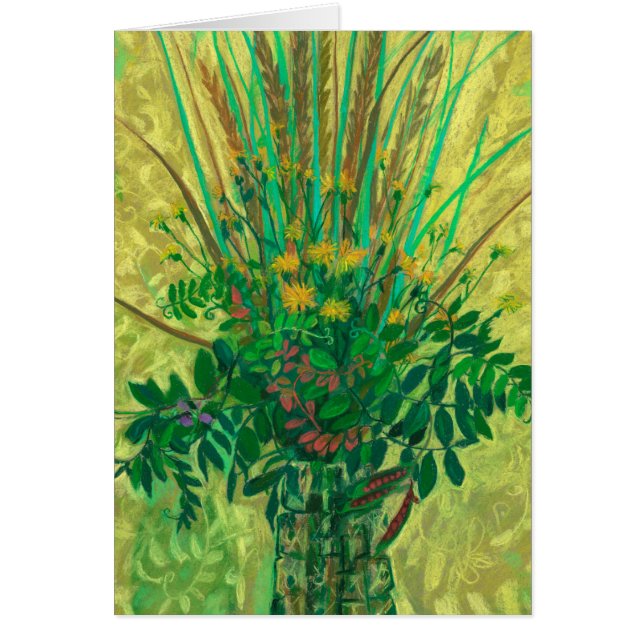 Bouquet de la bahía finlandesa, arte floral modern (Frente)