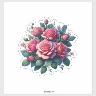 Bouquet de Rosas Pegatina