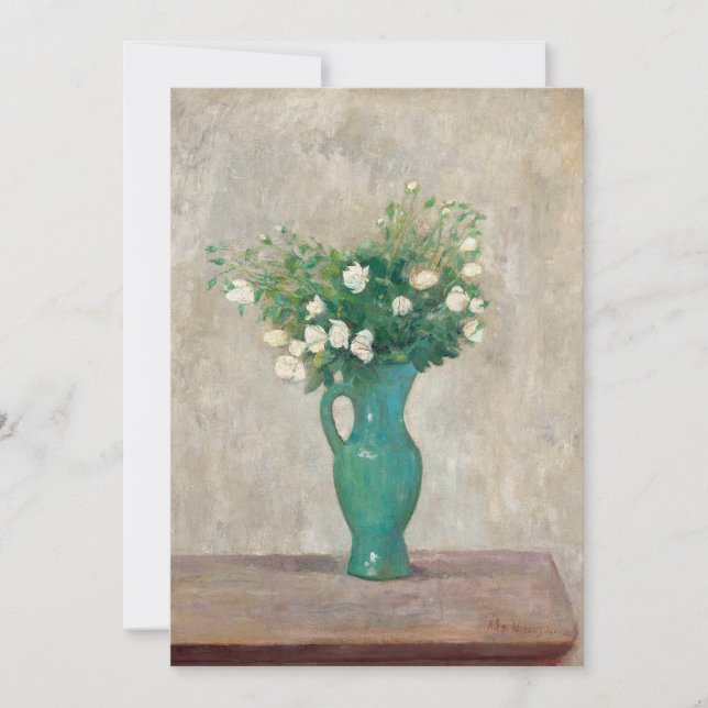 Bouquet en una vesícula de flores verdes | Tadeusz (Anverso)
