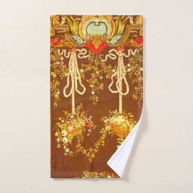 Bouquet floral Luis XV Impresión Toallas de Baño E (Toalla de mano)