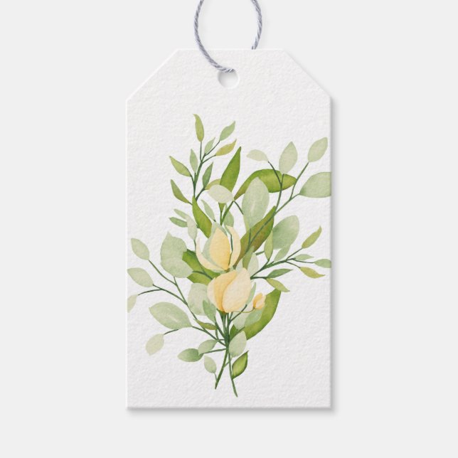 Bouquet Jardín Con Etiqueta De Regalo De Foliage (Anverso)