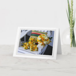 Bouquets bodas en tarjeta de felicitación Adironda